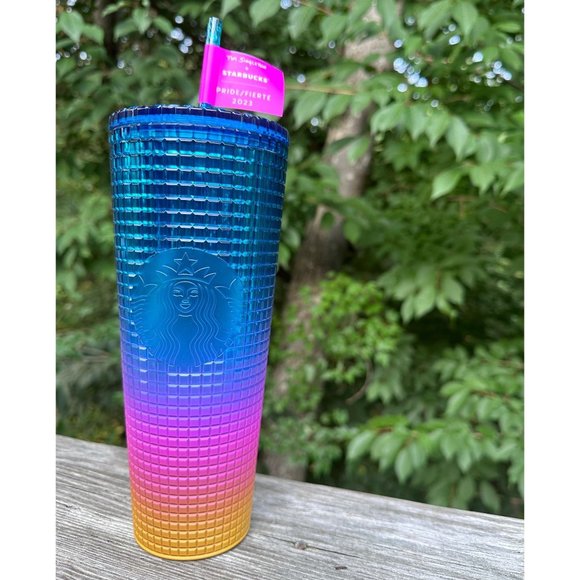 Starbucks Tim Singleton Pride 2023 24 oz. Cold Cup Tumbler - Picture 1 of 3